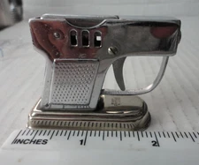 C mid 1950 GUN SHAPE CIGARETTE LIGHTER MADE MIOJ.VERY RARE.NOS