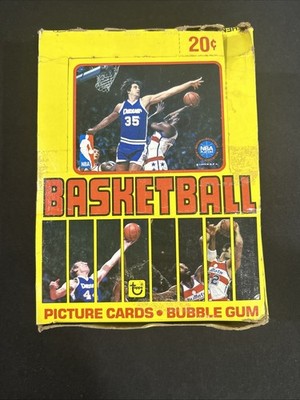 1979-80 Topps Basketball Empty Display Wax Box No Packs