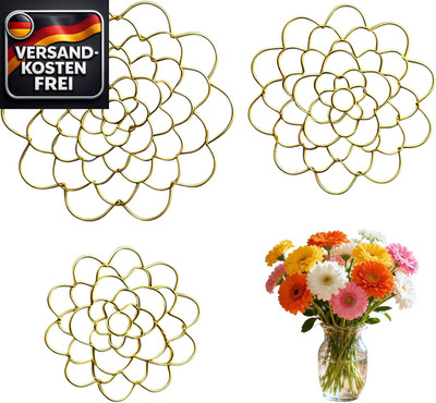 Blumenarrangement-Halter Edelstahl set für Vasen kreative Floristik verschiedene