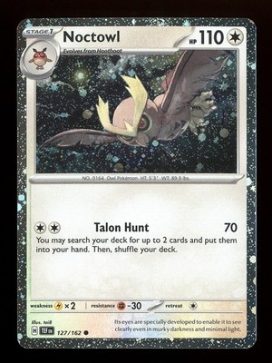 NOCTOWL 127/162 NM COSMOS HOLO POKEMON TEMPORAL FORCES