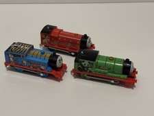 2013 Gullane Percy 6, Thomas  James Safari Painted Motorized Train Engines Lot