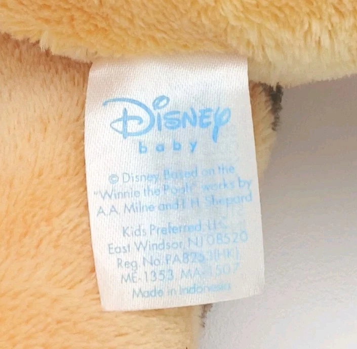 Juguete de peluche Disney Baby Winnie The Pooh Tigger Rattle 13"  Foto 4 de 4