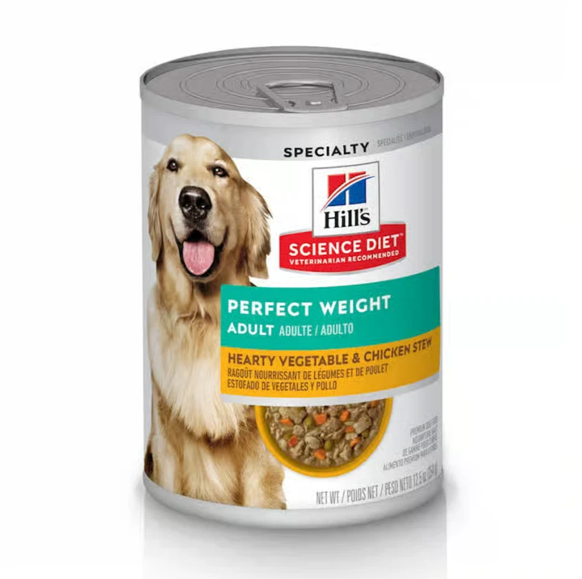 Hill's Science Diet Adult Perfect Weight Hearty Vegetable & Chicken Stew Wet Dog