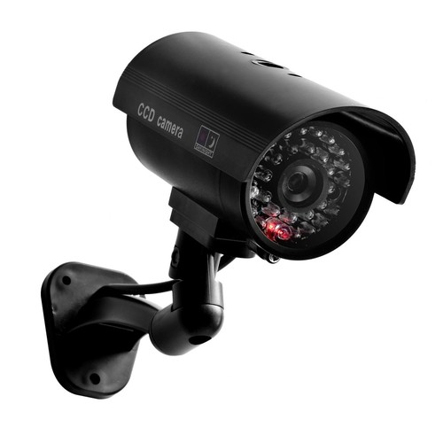 Dummy Security Camera Fake LEDs Flashing Light Home Surveillance - Picture 8 of 8