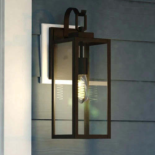 Vaxcel Lighting T0745 Clinton 18" Tall Outdoor Wall Sconce - Black - Picture 10 of 10