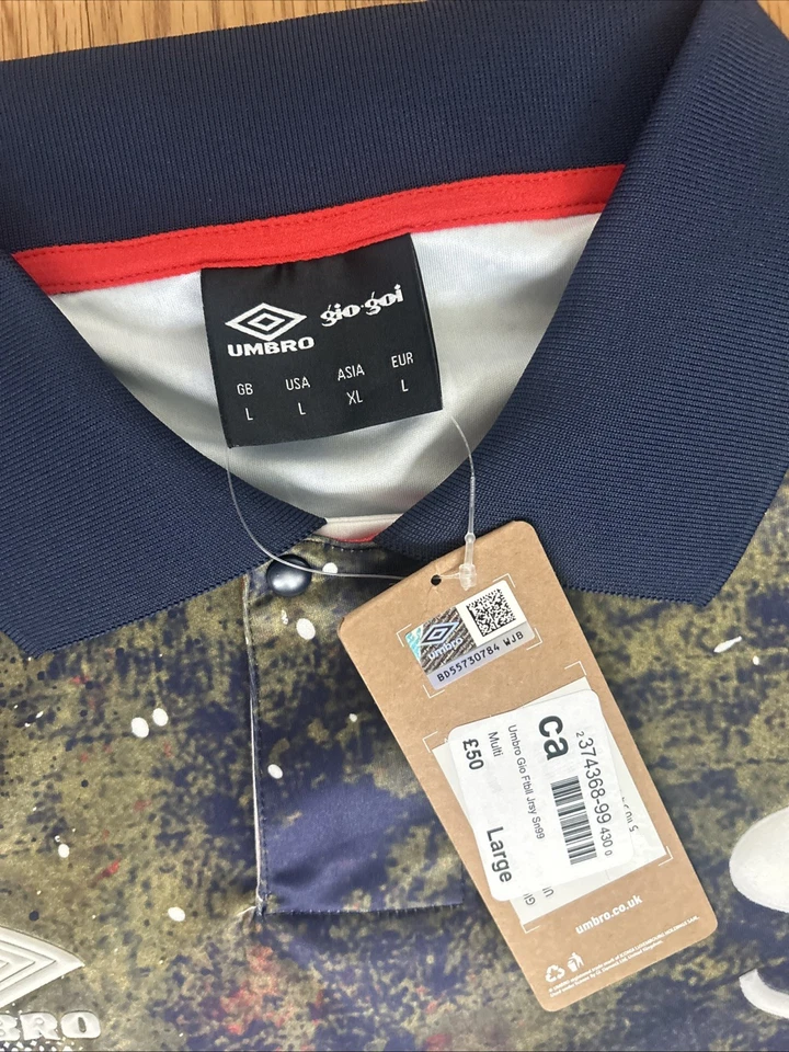 Футболка Gio - Goi X Umbro большая рейв танец кислота хаус музыка - Изображение 3 из 4