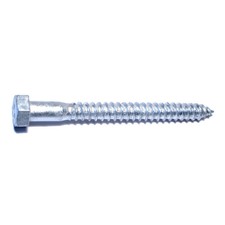 1/2" x 5" Hot Dip Galvanized Steel Hex Head Lag Screws 22 pcs. 