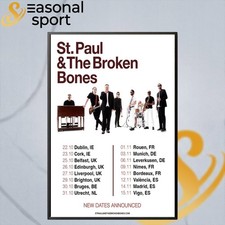 NEW St. Paul & The Broken Bones Live 2026 Poster Home Decor, Wall Art, Fan Gift
