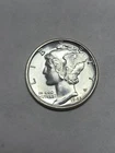 1943 D Mercury Dime FLASHY UNCIRCULATED !!