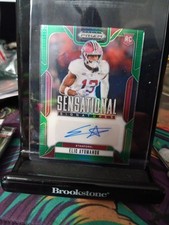 2025 Prizm Draft Picks Sensational Signatures Green Elic Ayomanor #SS-EAR