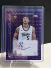 Nique Clifford 2025-26 Topps Chrome Rookie Auto Purple Geo 32/75 RC