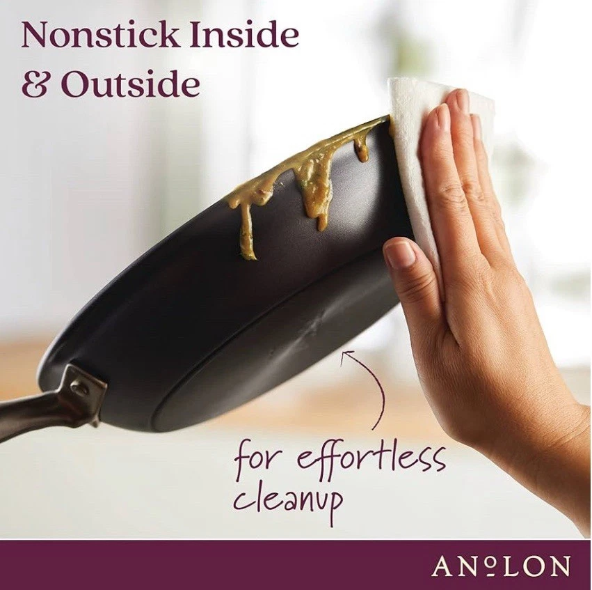 Sartén antiadherente anodizada dura Anolon Advanced Home de 8,5 pulgadas Foto 3 de 4