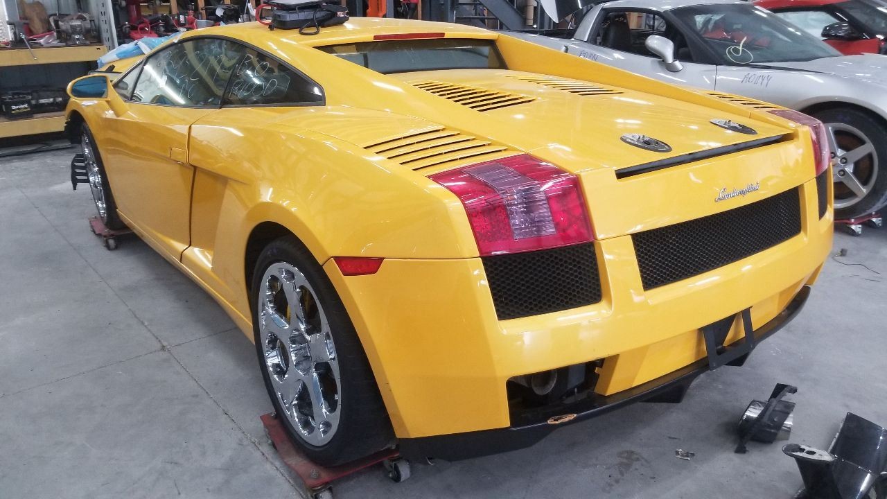 04 LAMBORGHINI GALLARDO PILLAR GLASS LEFT DRIVER