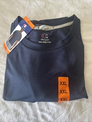 Champion Men's Crewneck Short Sleeve Classic Tee, Blue, NWT Size XXL