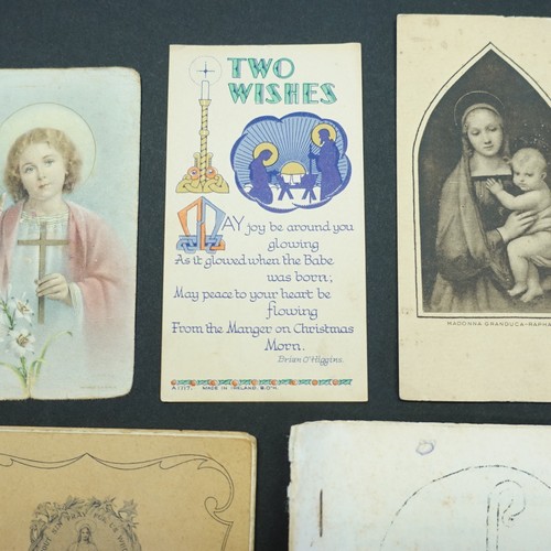 Vintage Religious Catholic Prayer Cards St Andrew Missal Box 1950s Lot of 26 - Picture 10 of 17