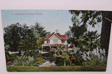 California Country Home Garden House M Rieder Postcard 3704 Germany