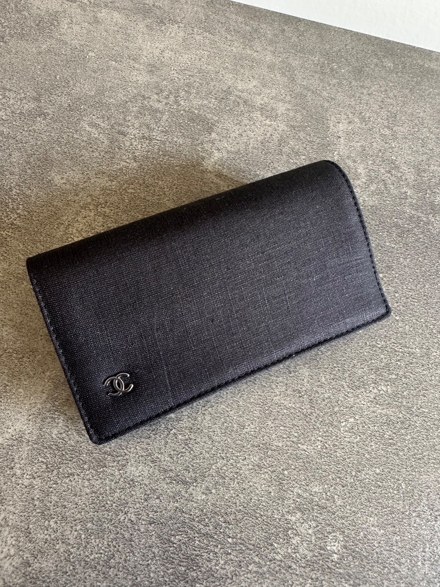 Chanel Sunglasses Eyeglasses Quilted Linen Soft Black Case  display picture 2