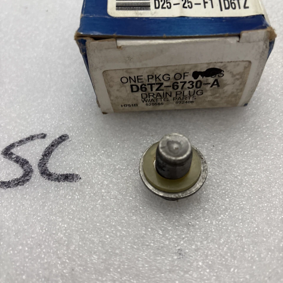 Kit de plugue de drenagem de óleo 1980-1996 Ford D6TZ-6730-A fabricante de equipamento original 5224 - Imagem 3 de 3
