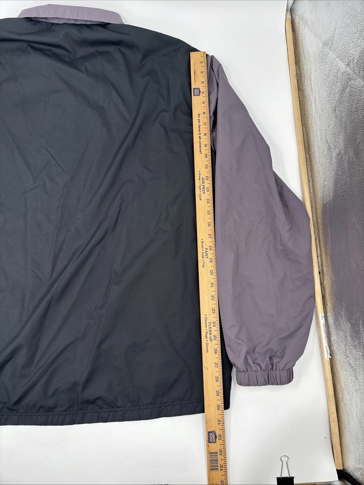 BCG  Mens Black/ Grey Windbreaker size XXXL zipper front. BCG Jacket. image 10