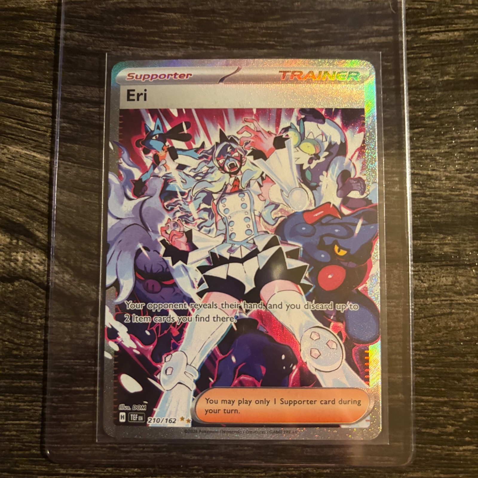 Eri 210/162 Special Illustration Rare (SIR) - Temporal Forces (SV05) Pokémon -NM
