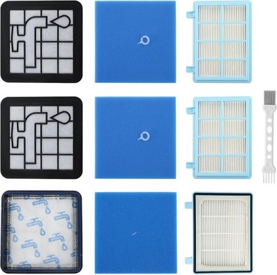3 Stück Filter für Philips PowerPro Compact, FC9331, FC9332, FC9333, FC9555, F