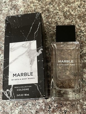 Bath & Body Works Men's Collection Marble Cologne Full Size 3.4 Fl Oz 