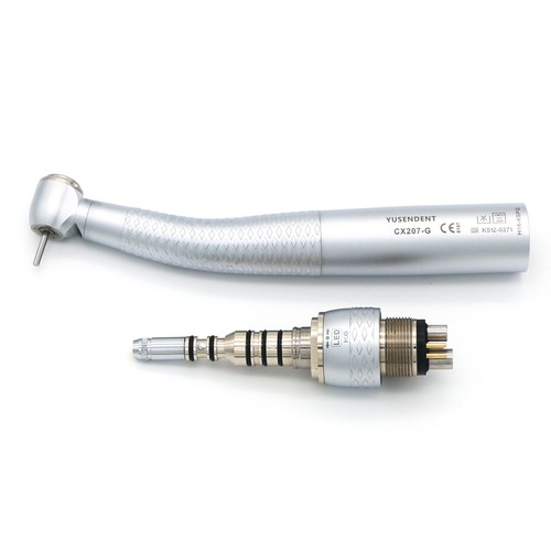 US COXO Dental High Speed Handpiece Fiber Optic 6 Holes LED Coupling Push Button - Imagen 22 de 50