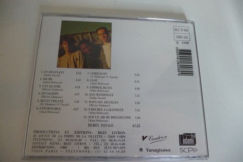 ALAIN DEBIOSSAT TRIO CD DAN MANDINGUE. - Imagen 2 de 2
