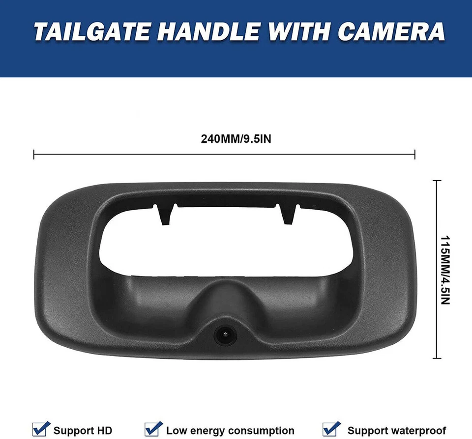 Rear Tailgate Handle Backup Camera for Chevrolet Silverado/GMC Sierra 1999-2006 - Image 3 of 4