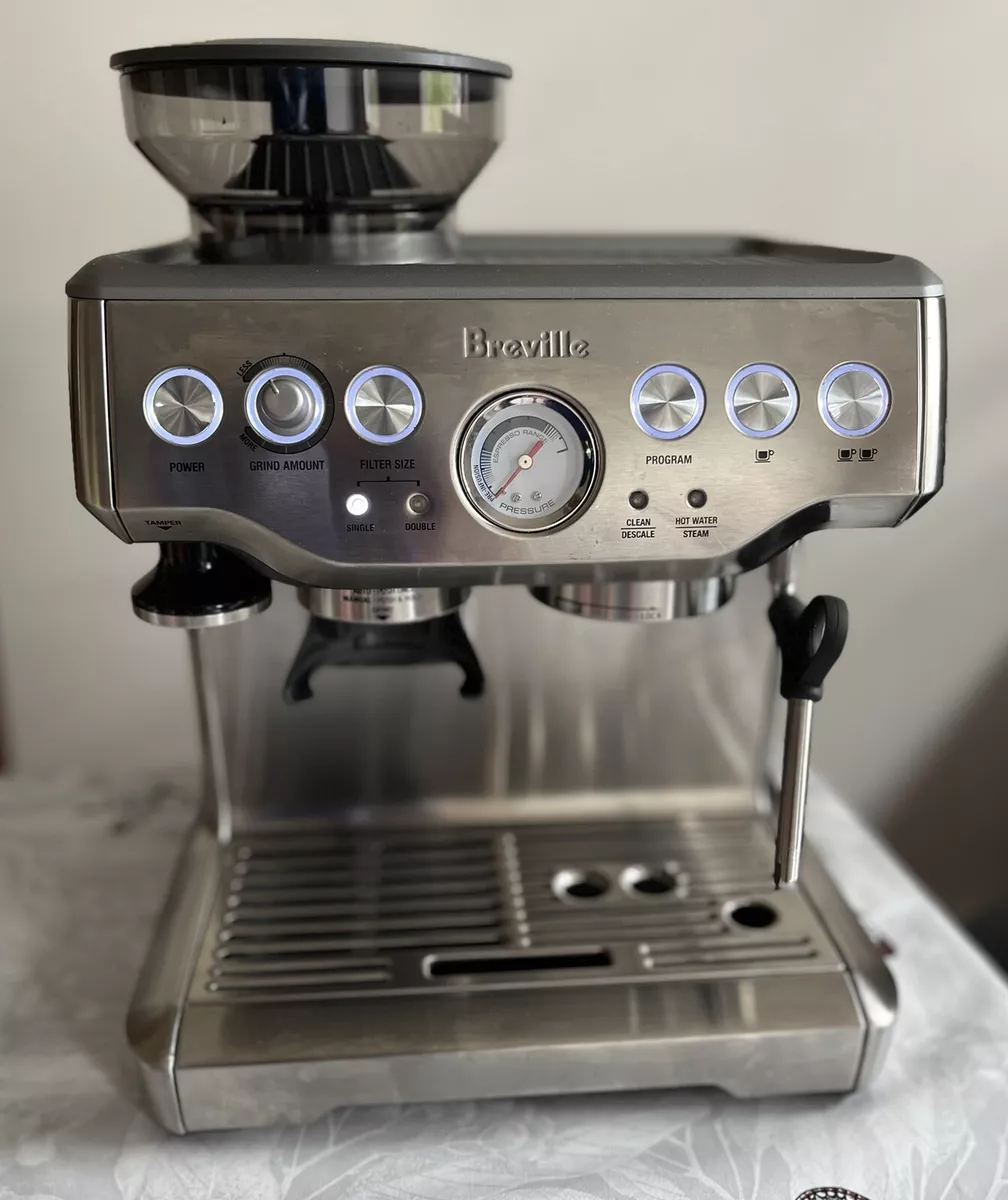 Breville BES860XL Barista Express Espresso Machine *Silver* EXCELLENT  Condition 602927363420 