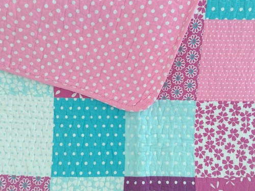 Ballerina Girls Reversible Cotton Quilt Set, Bedspreads, Coverlet - Picture 5 of 15