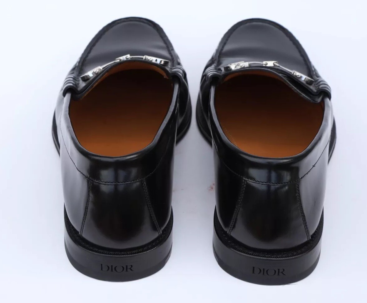 Christian Dior Horsebit CD Bit Logo Mens Loafers Size 44/US Christian Dior Horsebit CD Bit Logo Mens Loafers Size 44/US