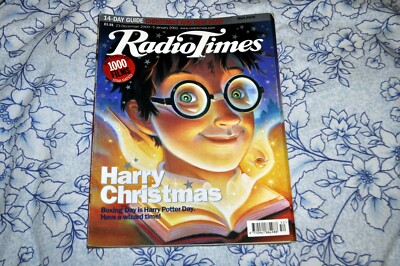 RADIO TIMES HARRY POTTER 23 Dec 2000-5 Jan 2001 Xmas/New Year RARE! Free postage