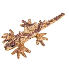 Ganz Rainforest Animal Bean Bag IGUANA Brown 7" Long