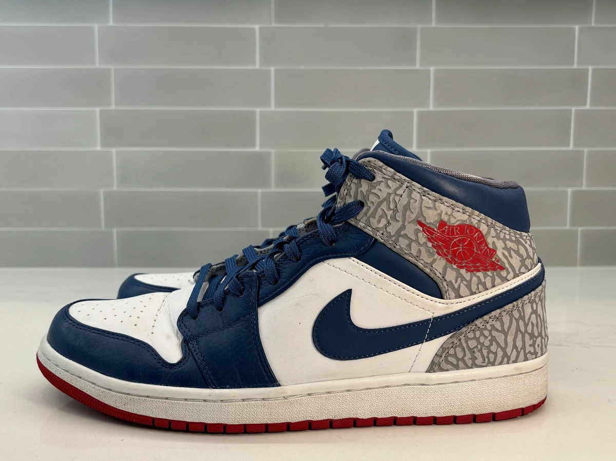 Jordan 1 Mid True Blue for Sale | Authenticity Guaranteed | eBay