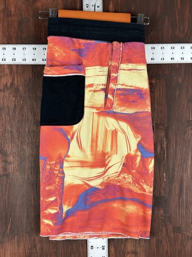 Nike Swoosh Organic Distortion Alumni Sweat Shorts Fleece CW4805-100 Men's Small - Picture 4 of 8