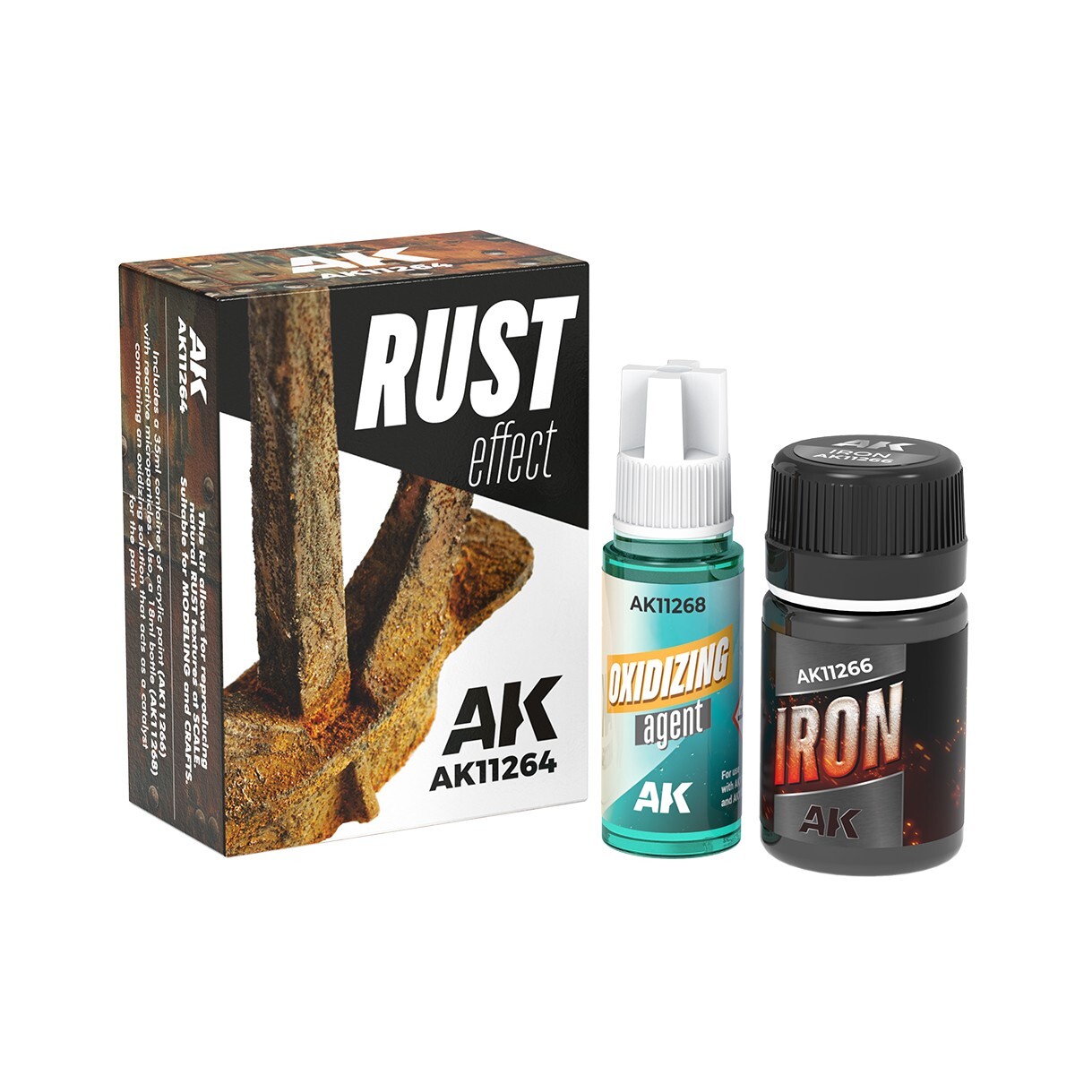 AK11264 Weathering Rust Effect Set
