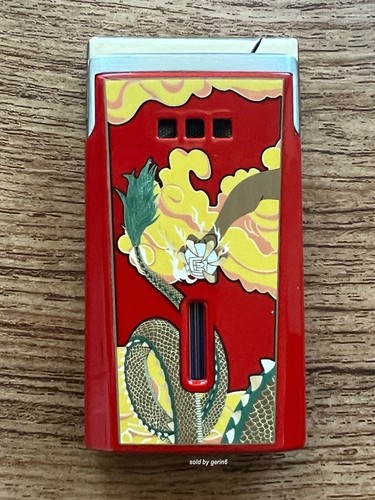 Elie Bleu Limited Edition Red Dragon J-15 Torch Lighter, EBJ1577, New In Box - Picture 4 of 9