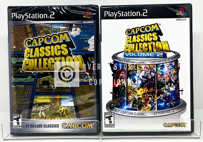 Capcom Classics Collection Vol. 1 + Vol. 2 - PS2 - Brand New