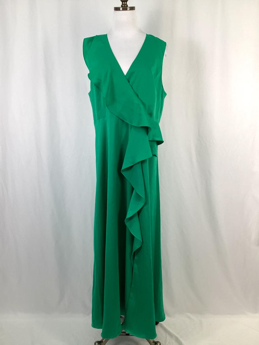Ted baker 2025 green satin dress