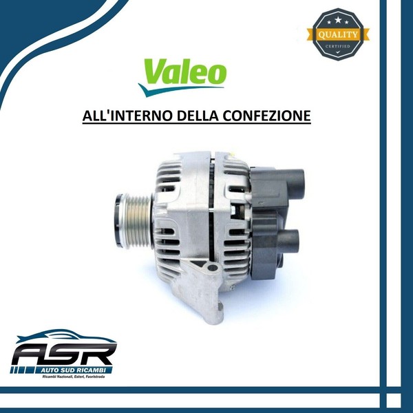 Valeo Alternator 439505 90 A 14 V 1.3 Multijet Fiat Alfa Lancia M-161-image
