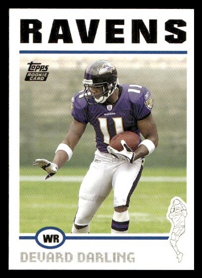 2004 Topps #344 Devard Darling Rookie Baltimore Ravens