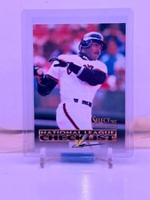 1995 Select Certified Edition Checklist #6 Barry Bonds MLB
