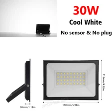 10W-500W Watt Led Flood Light Outdoor Security Garden Yard Spotlight Lamp 110V