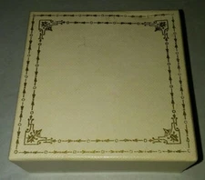 Vtg. Berger's Buffalo Dept. Store Jewelry/Watch Box, Empty