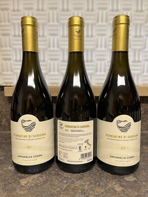 3x Antonella Corda Vermentino di Sardegna DOC -2019