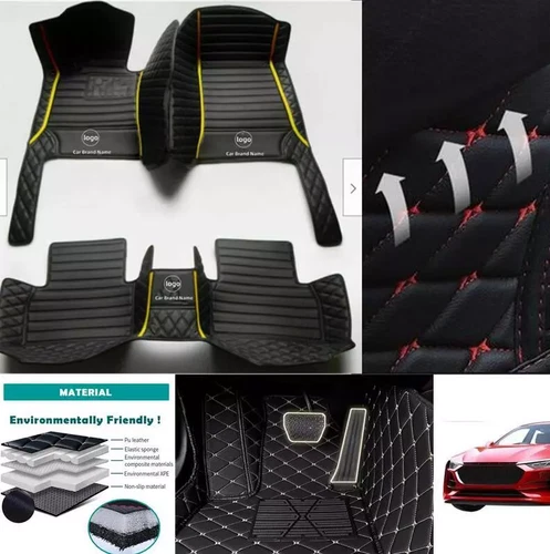 For Honda All Models Waterproof Custom Car Floor Mats Front & Rear Carpet Liner - Picture 4 of 44