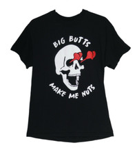 Spencers T Shirt Mens Size M Skull Big Butts Make Me Nuts