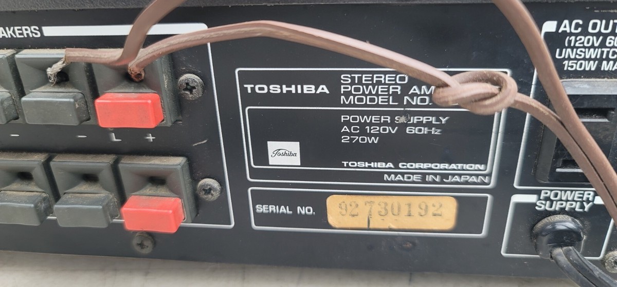 5Y296 TOSHIBA AR86A Servo Amplifier 動作保証 5Y296 TOSHIBA AR86A