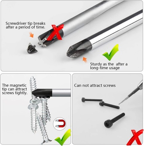 Premium 42-Piece Magnetic Screwdriver Set: Professional-Grade Ergonomics for ... - Picture 4 of 10